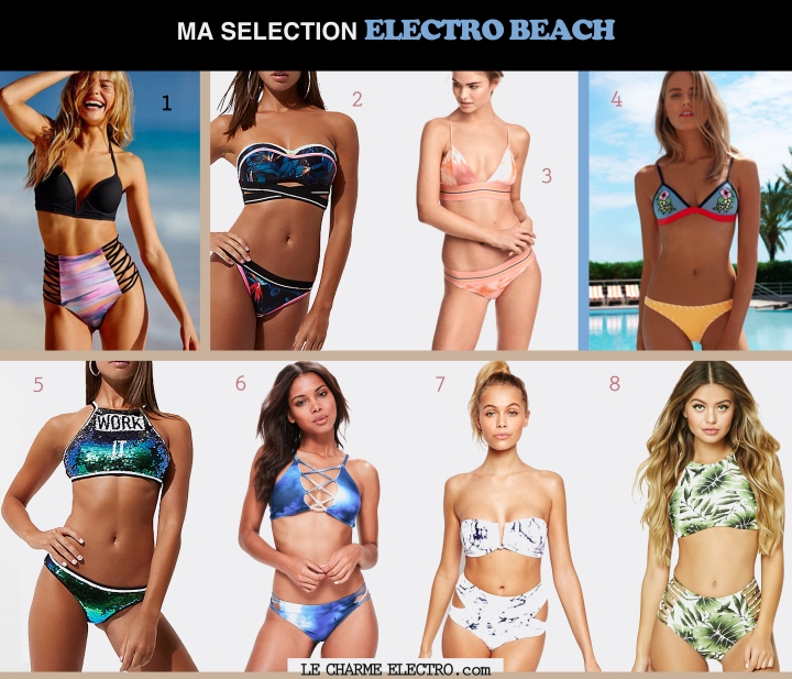 Maillot de bain Style Beach Plage Electro Tendance Mode Femme